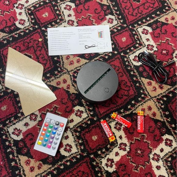 CryptoHut Ethereum Crypto Coin 3D Night Light | Gift for Traders| Crypto Gift | - Picture 7 of 7